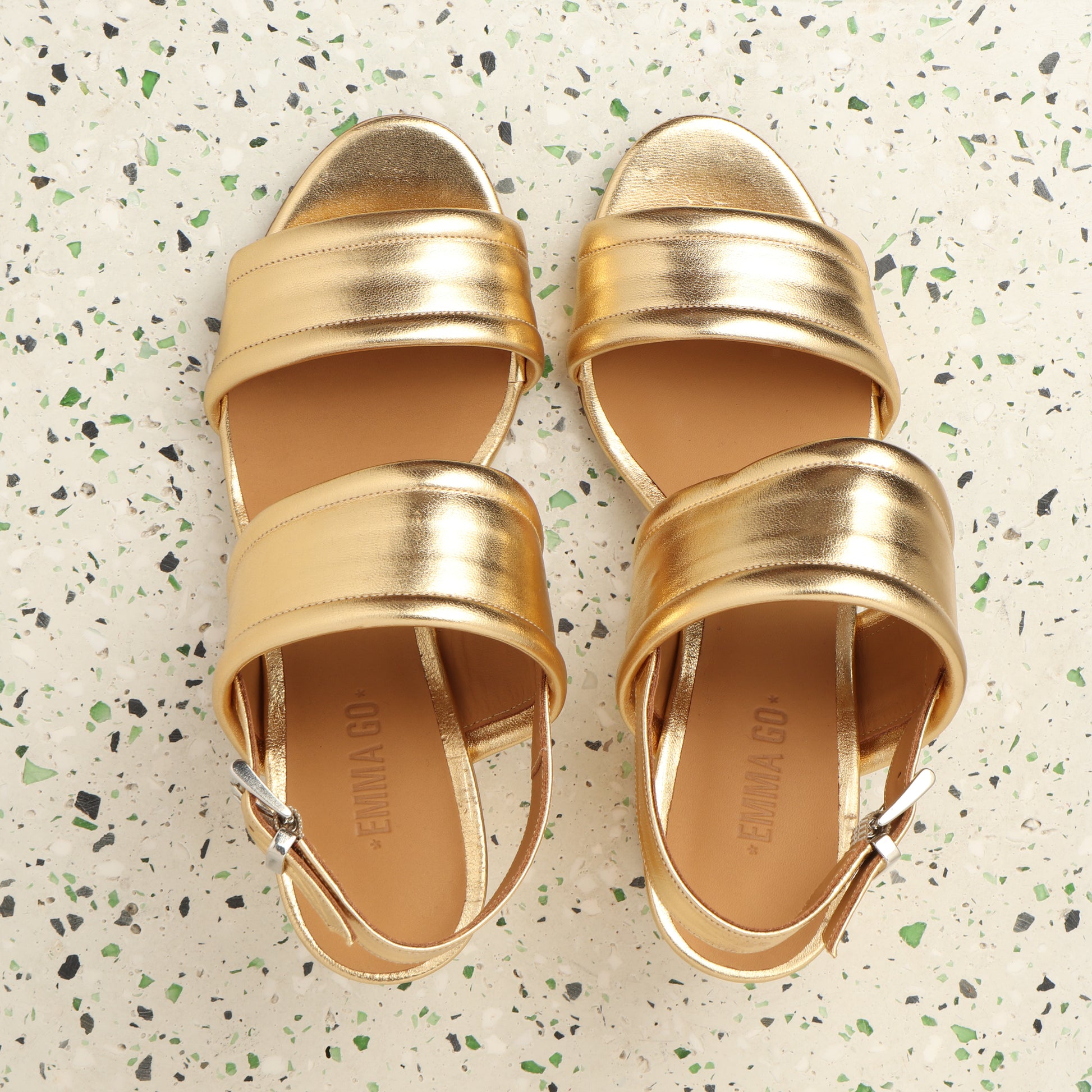 AMELIA Nappa Gold - Emma Go Shoes