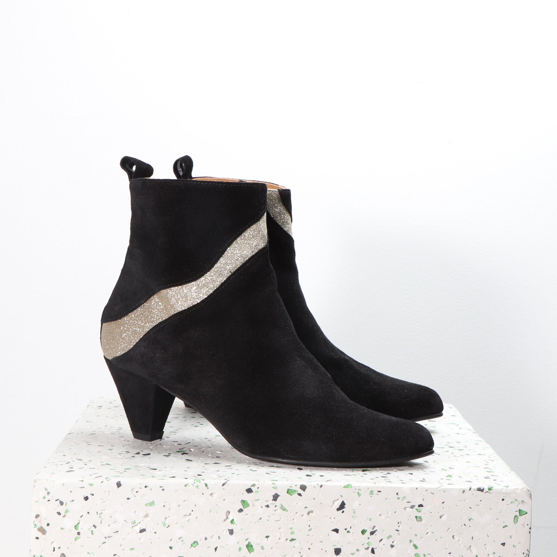 Andrea Suede Black - last few 39, 40 - Emma Go Shoes
