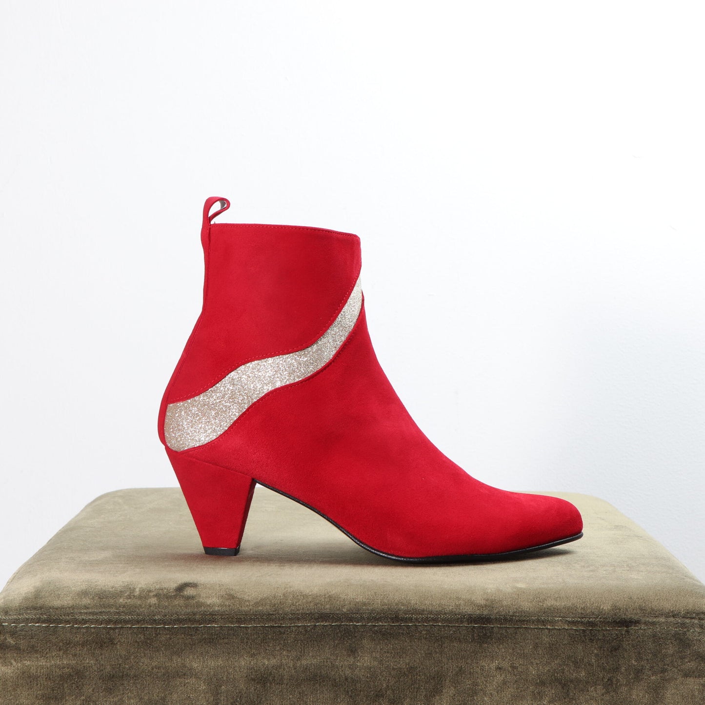 Andrea Suede Red - last pairs 38, 39, 40 - Emma Go Shoes