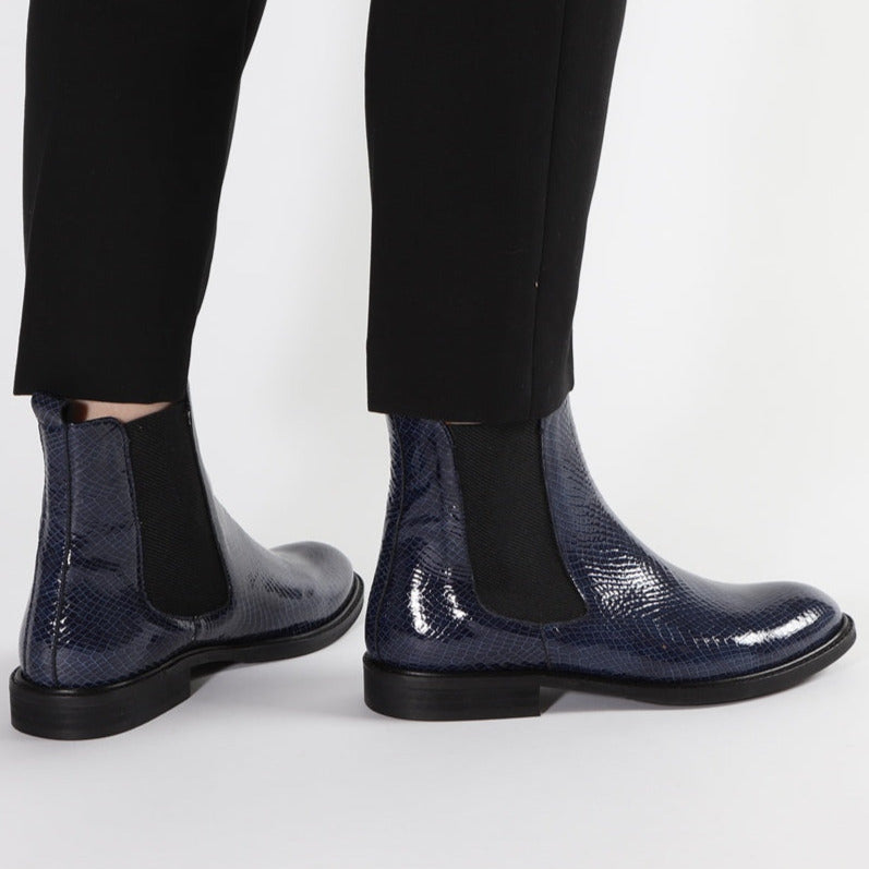 Annica Python Navy - Emma Go Shoes