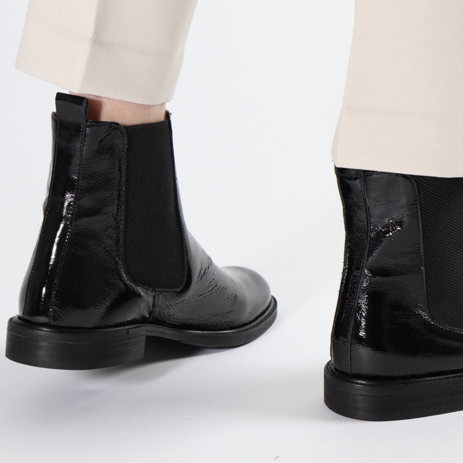 Annica Wrinkle Black - Emma Go Shoes