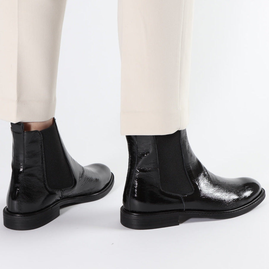 Annica Wrinkle Black - Emma Go Shoes