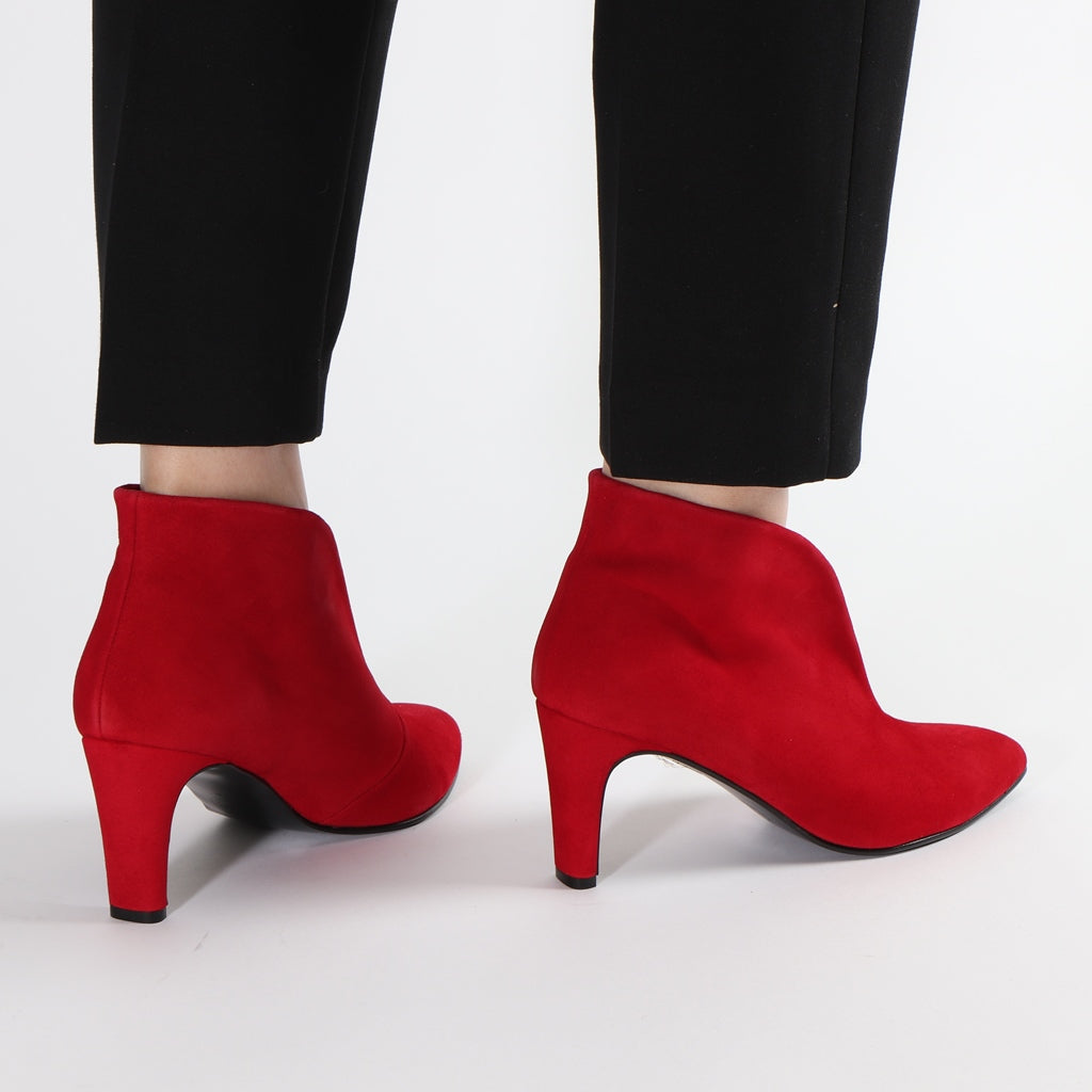 Aya Suede Red - last pairs 37, 38 - Emma Go Shoes