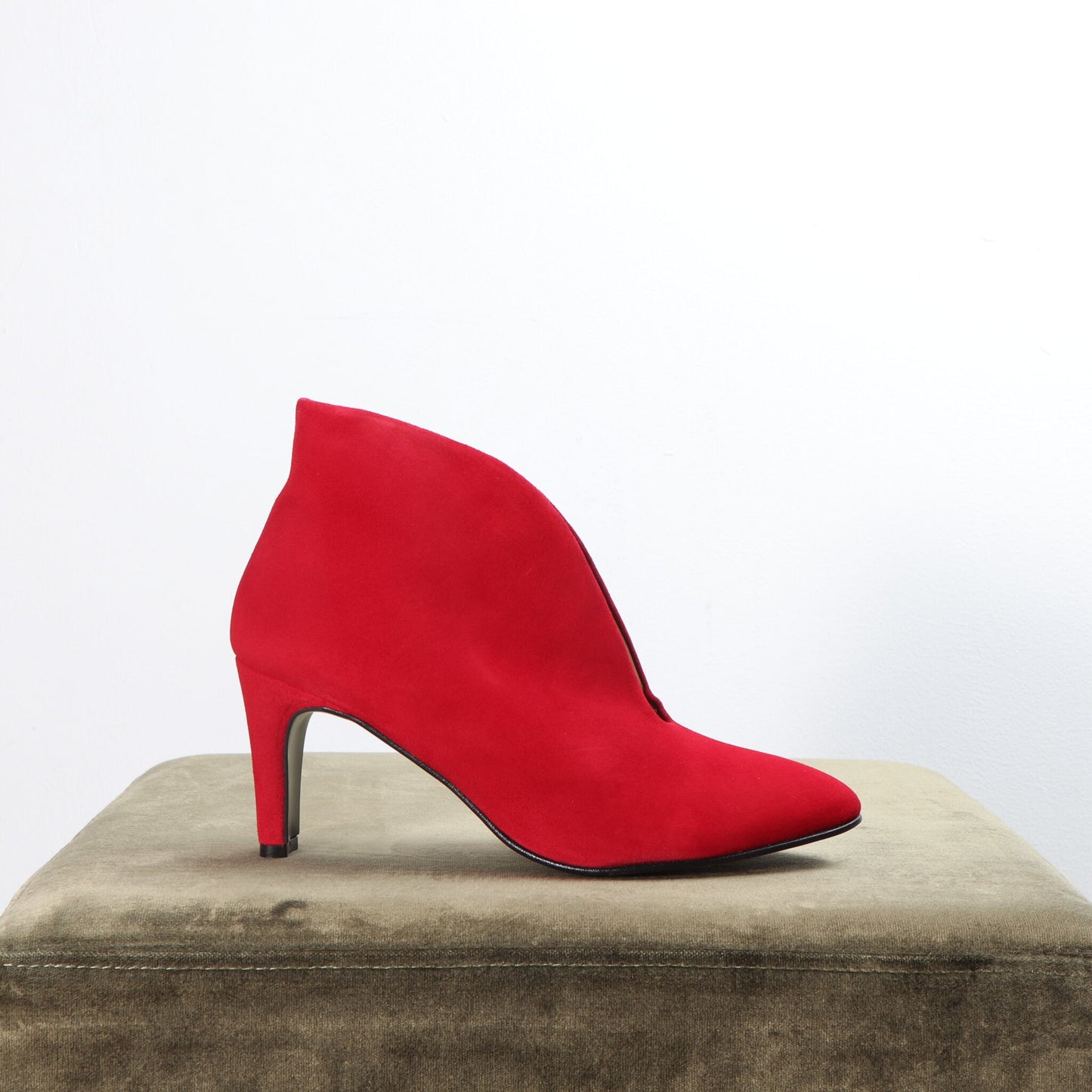Aya Suede Red - last pairs 37, 38 - Emma Go Shoes
