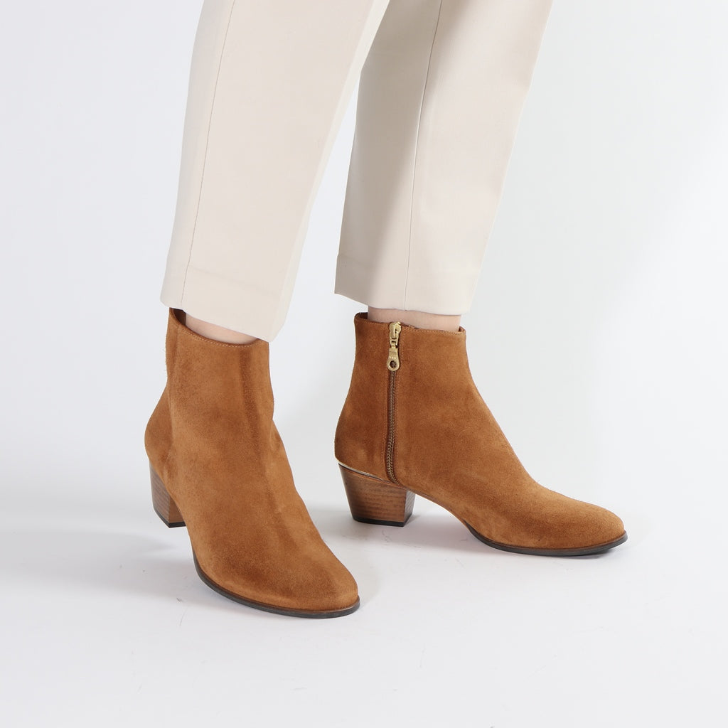 Carter Suede Cognac - Emma Go Shoes