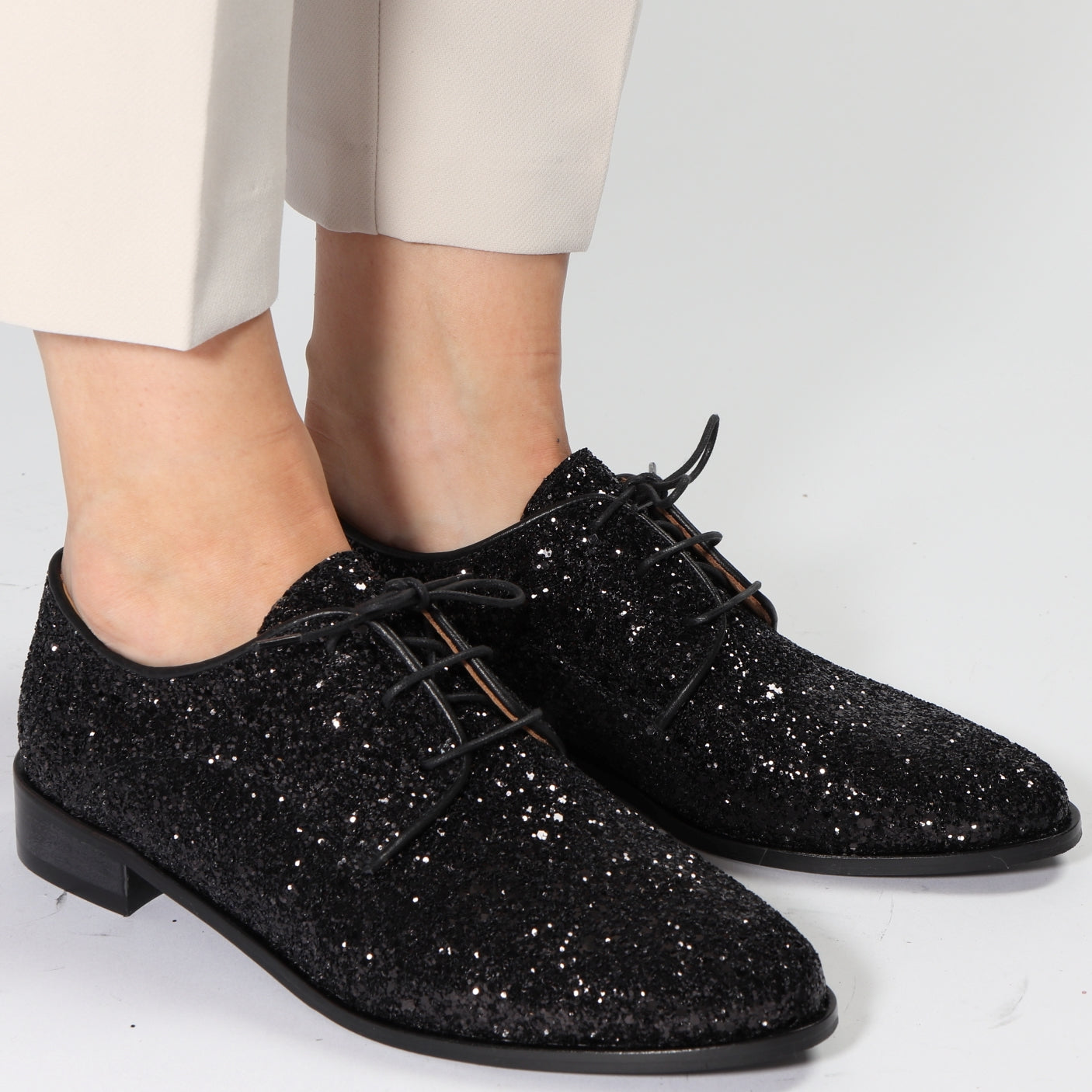 Denise Glitter Black
