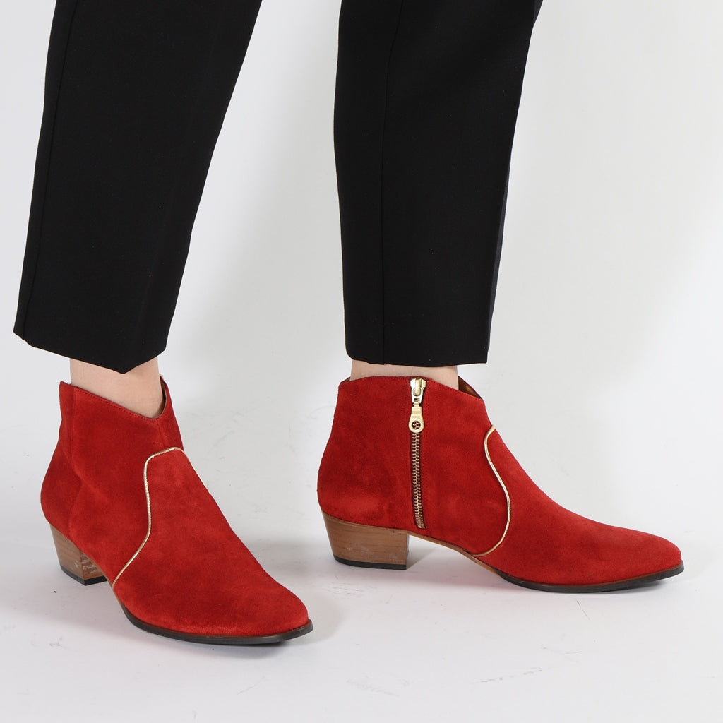 Dunn Suede Red - Emma Go Shoes