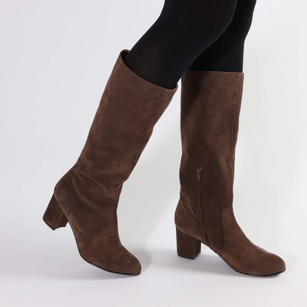 Elena Suede Brown - Emma Go Shoes