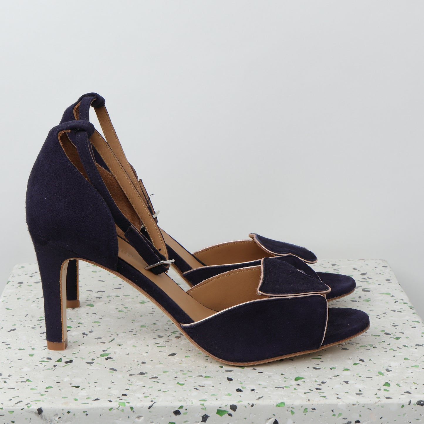 Gabby Suede Navy