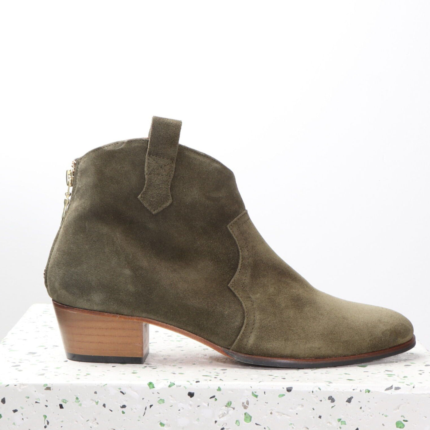 Harper Suede Olive - Emma Go Shoes
