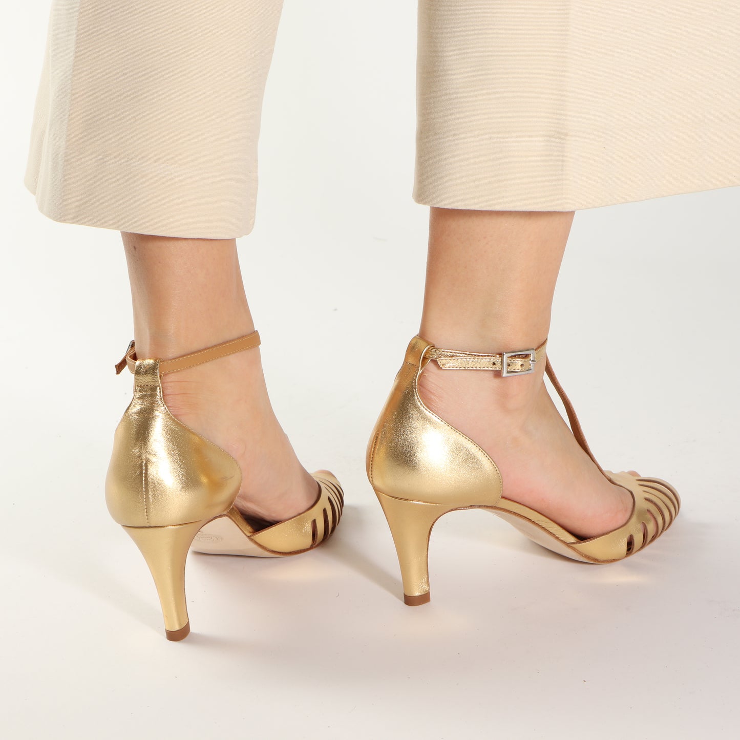 JOELLE Nappa Gold - Emma Go Shoes