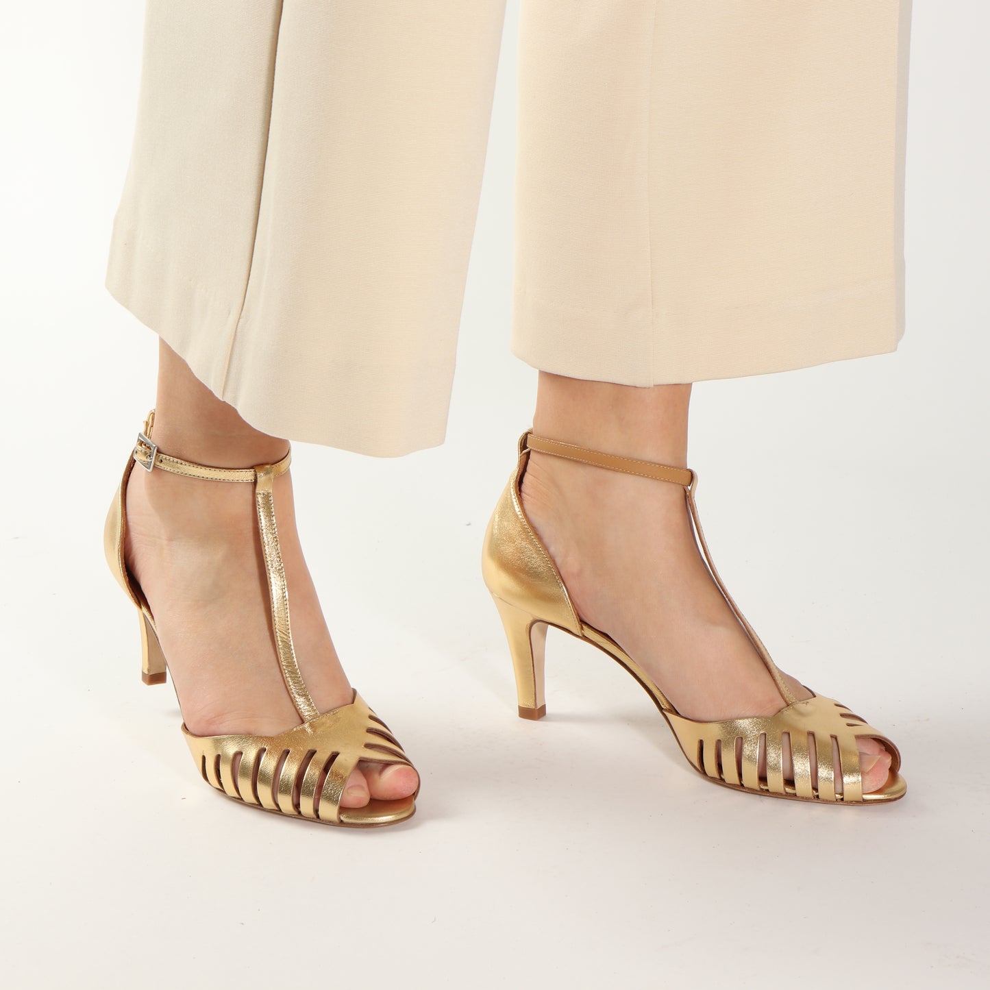 JOELLE Nappa Gold - Emma Go Shoes