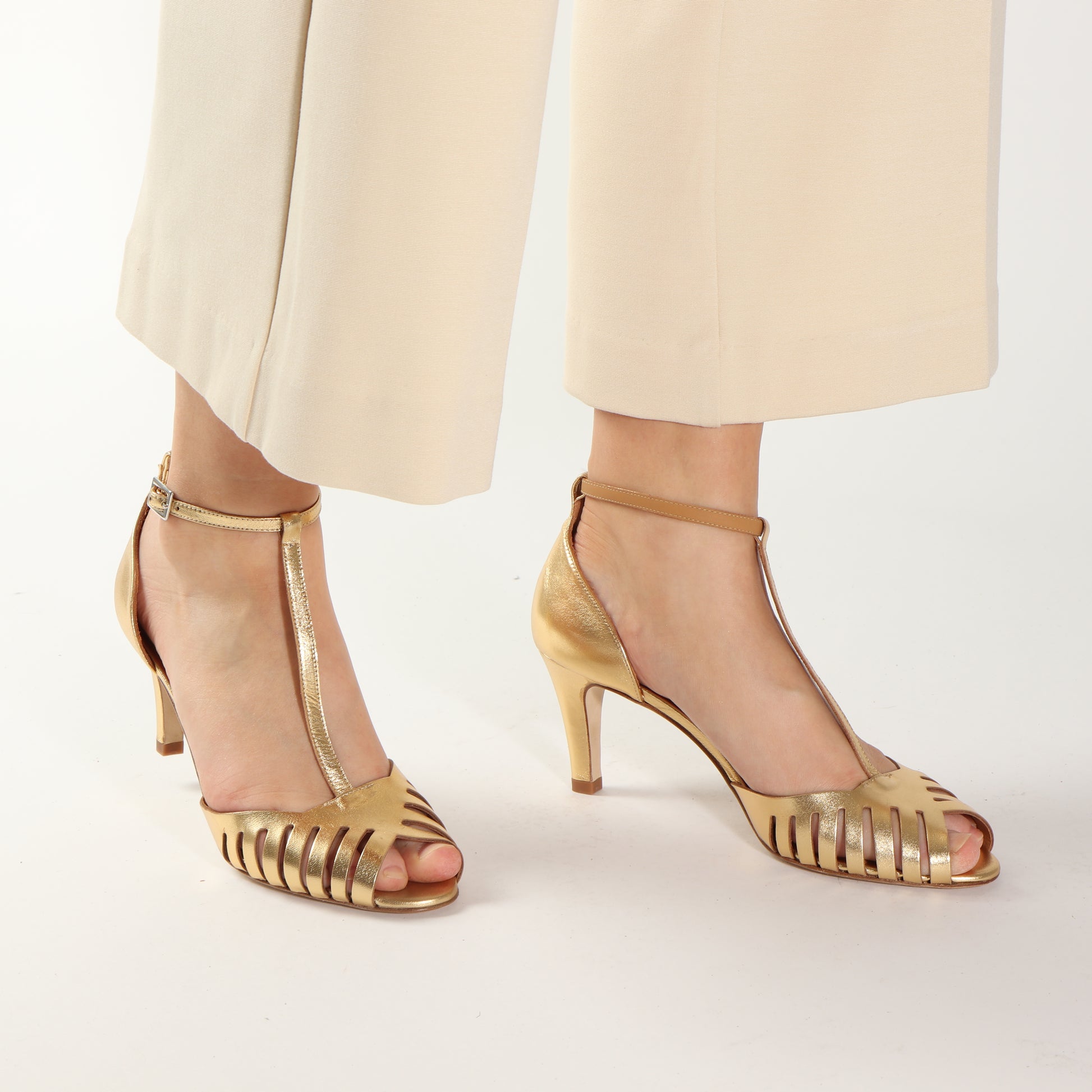 JOELLE Nappa Gold - Emma Go Shoes
