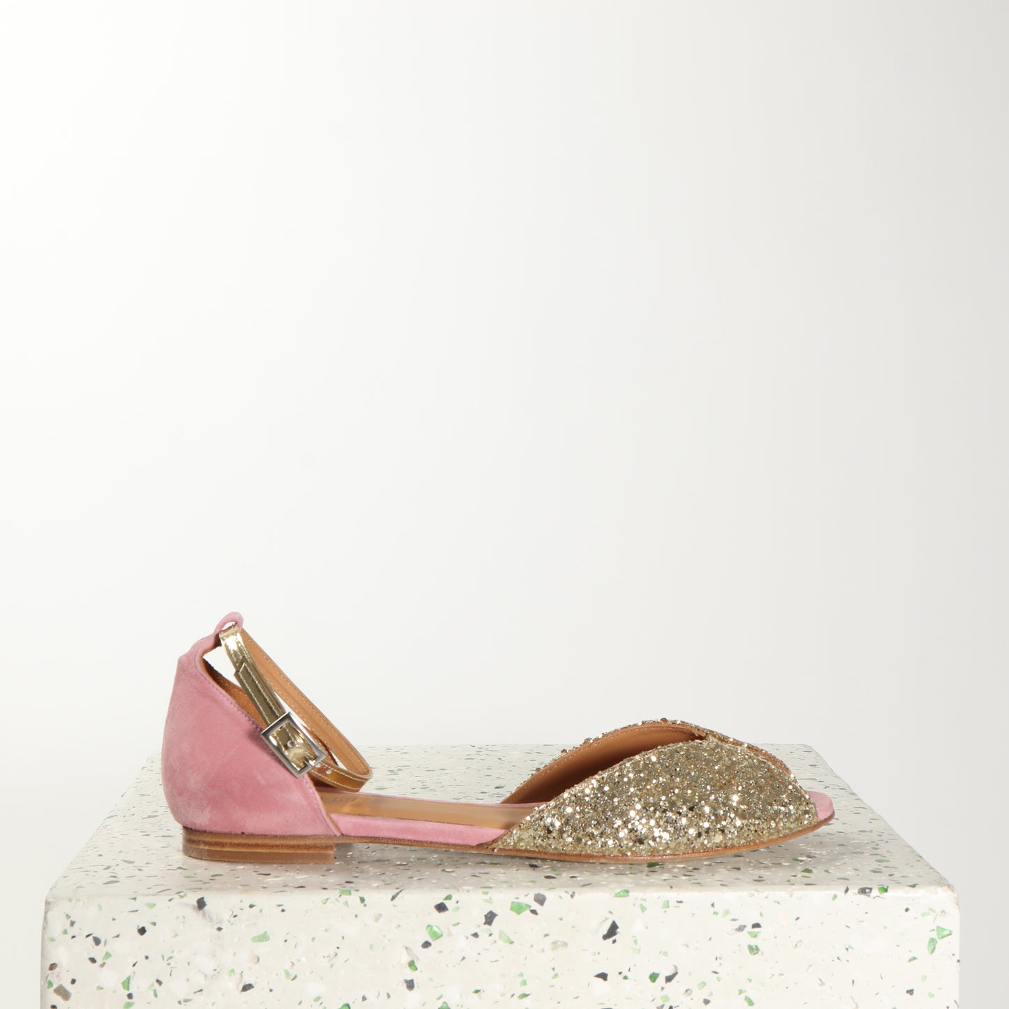 JULIETTE Glitter Champagne & Rose - Emma Go Shoes