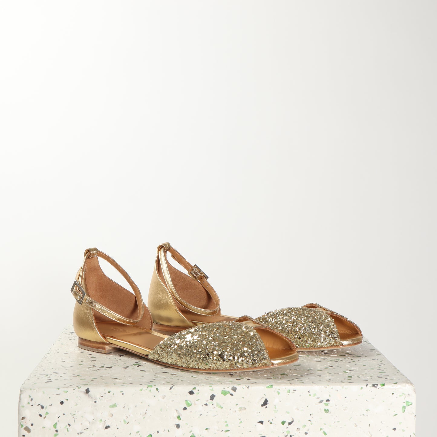 JULIETTE Glitter Champagne & Gold - Emma Go Shoes