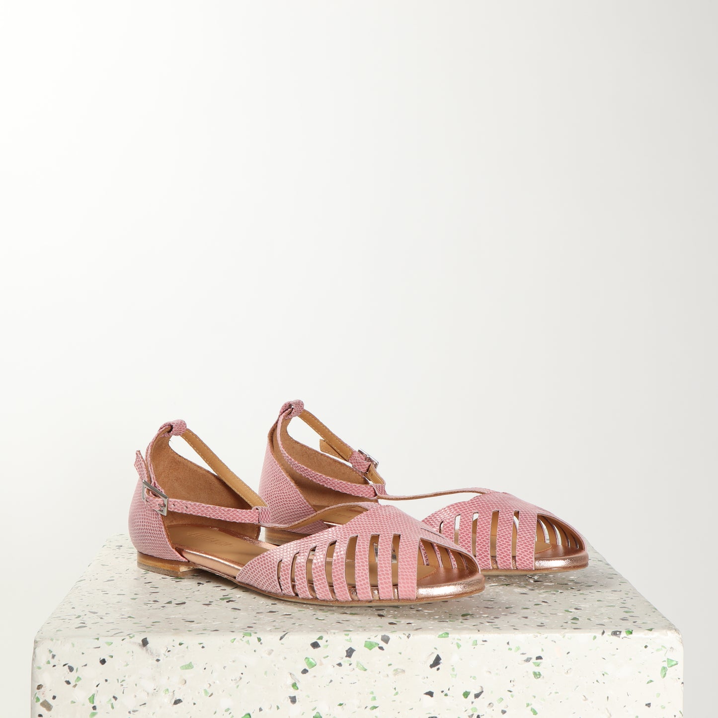 LILY Viper Pink & Rosegold - Emma Go Shoes