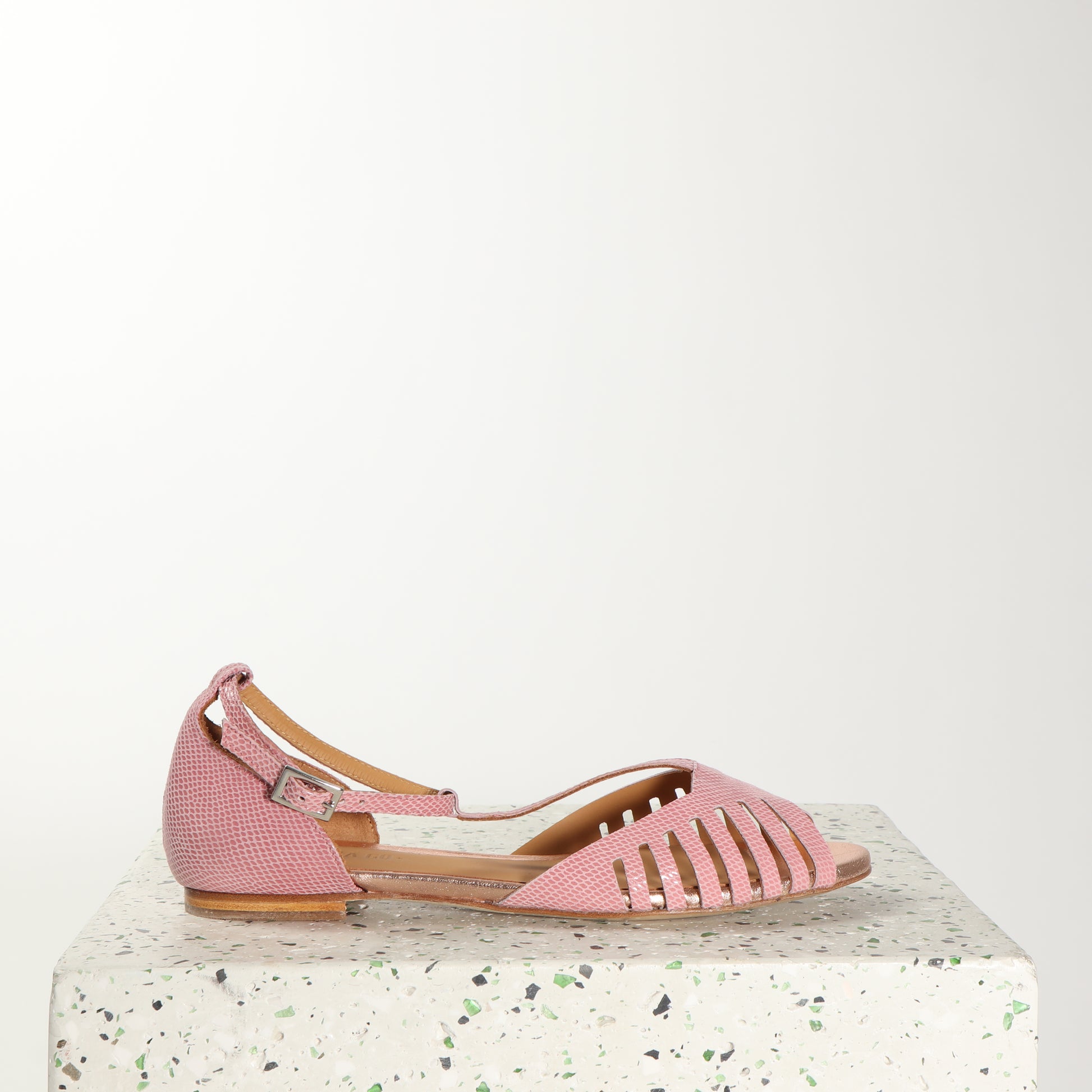 LILY Viper Pink & Rosegold - Emma Go Shoes
