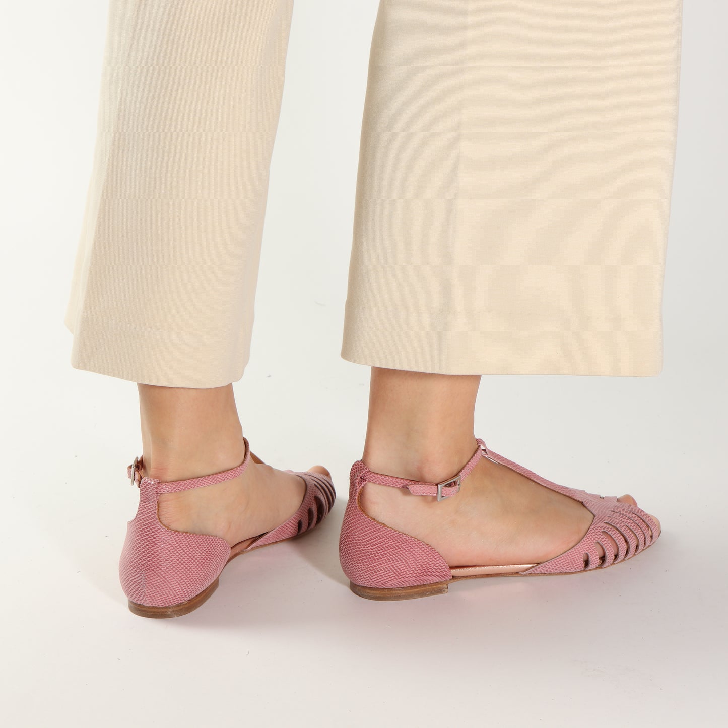 LILY Viper Pink & Rosegold - Emma Go Shoes