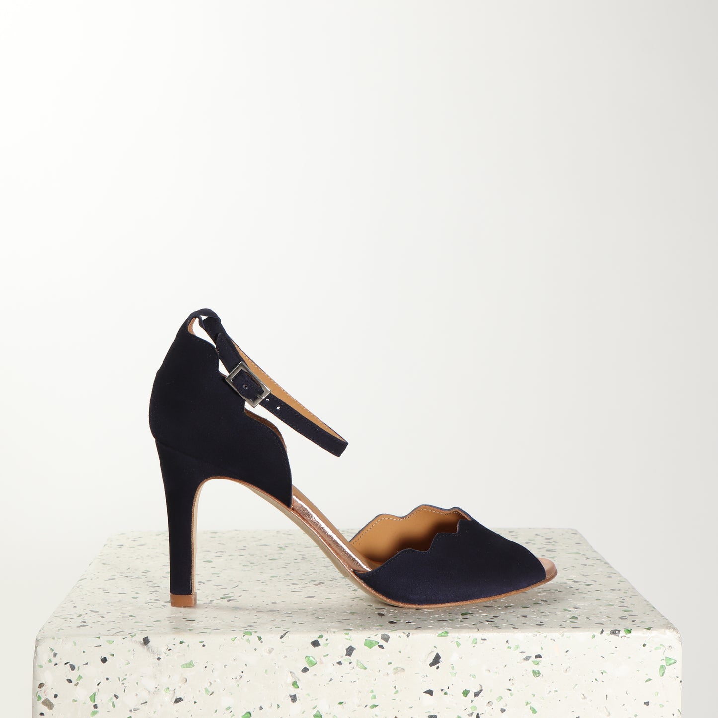 RIONA Suede Navy - Emma Go Shoes