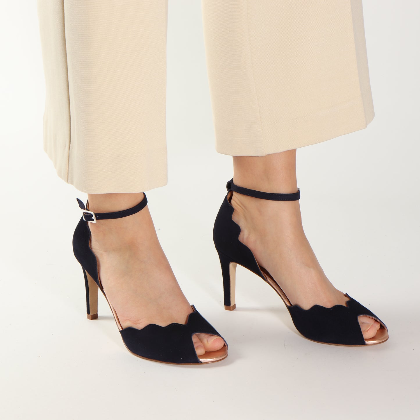 RIONA Suede Navy - Emma Go Shoes