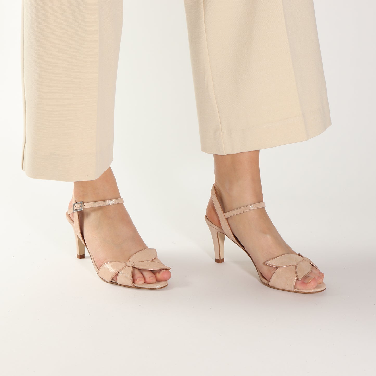 Selena Suede Glitter Pale - last pair 39