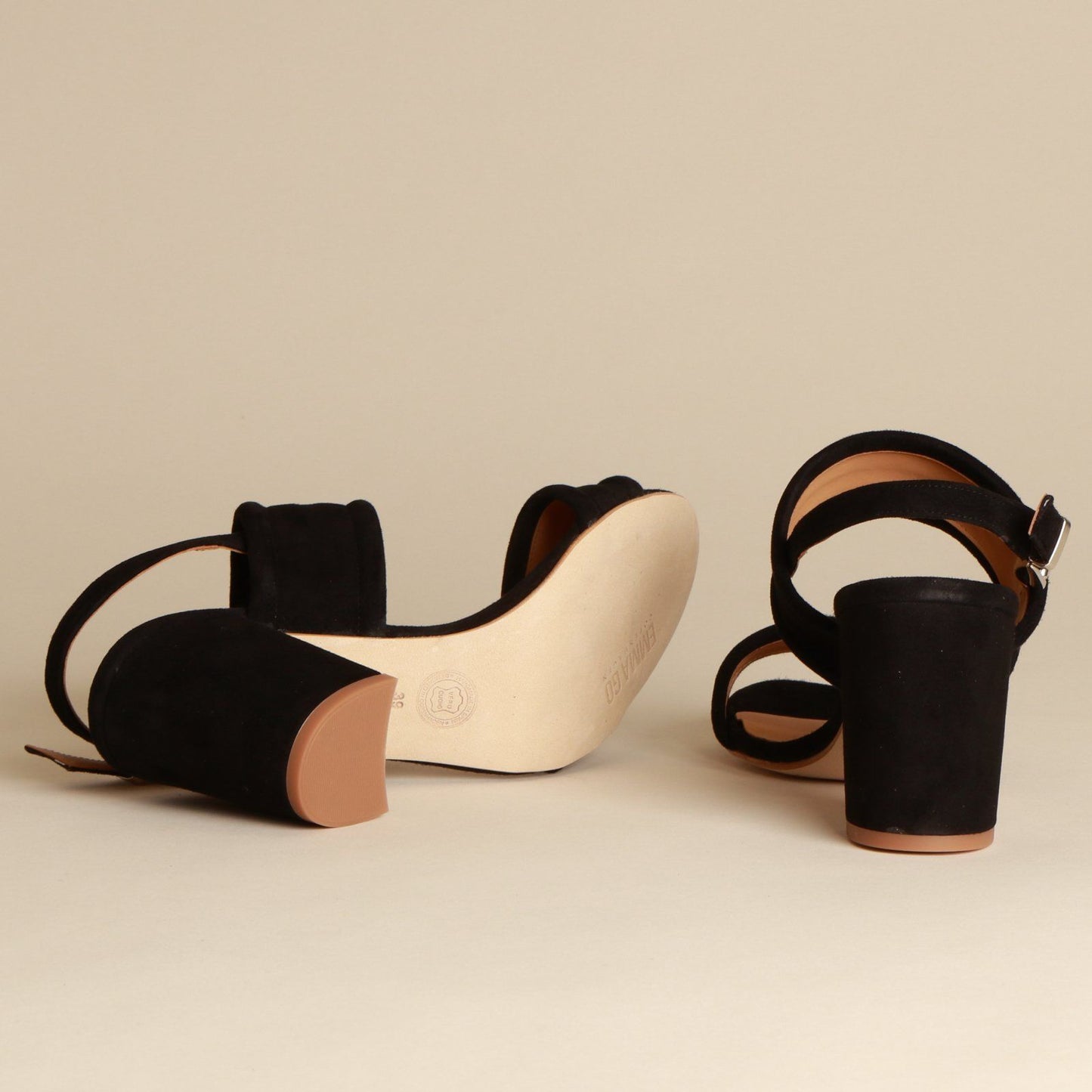 AMELIA Suede Black - last pairs 35, 36, 39 - Emma Go Shoes