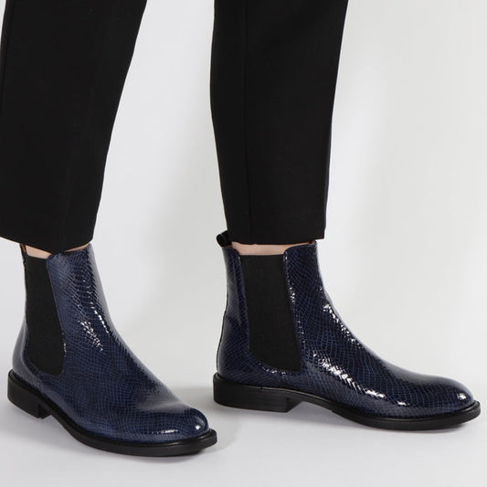 Annica Python Navy - Emma Go Shoes