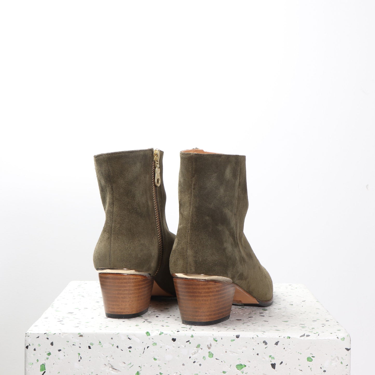 Carter Suede Olive - last pairs 36, 38 - Emma Go Shoes