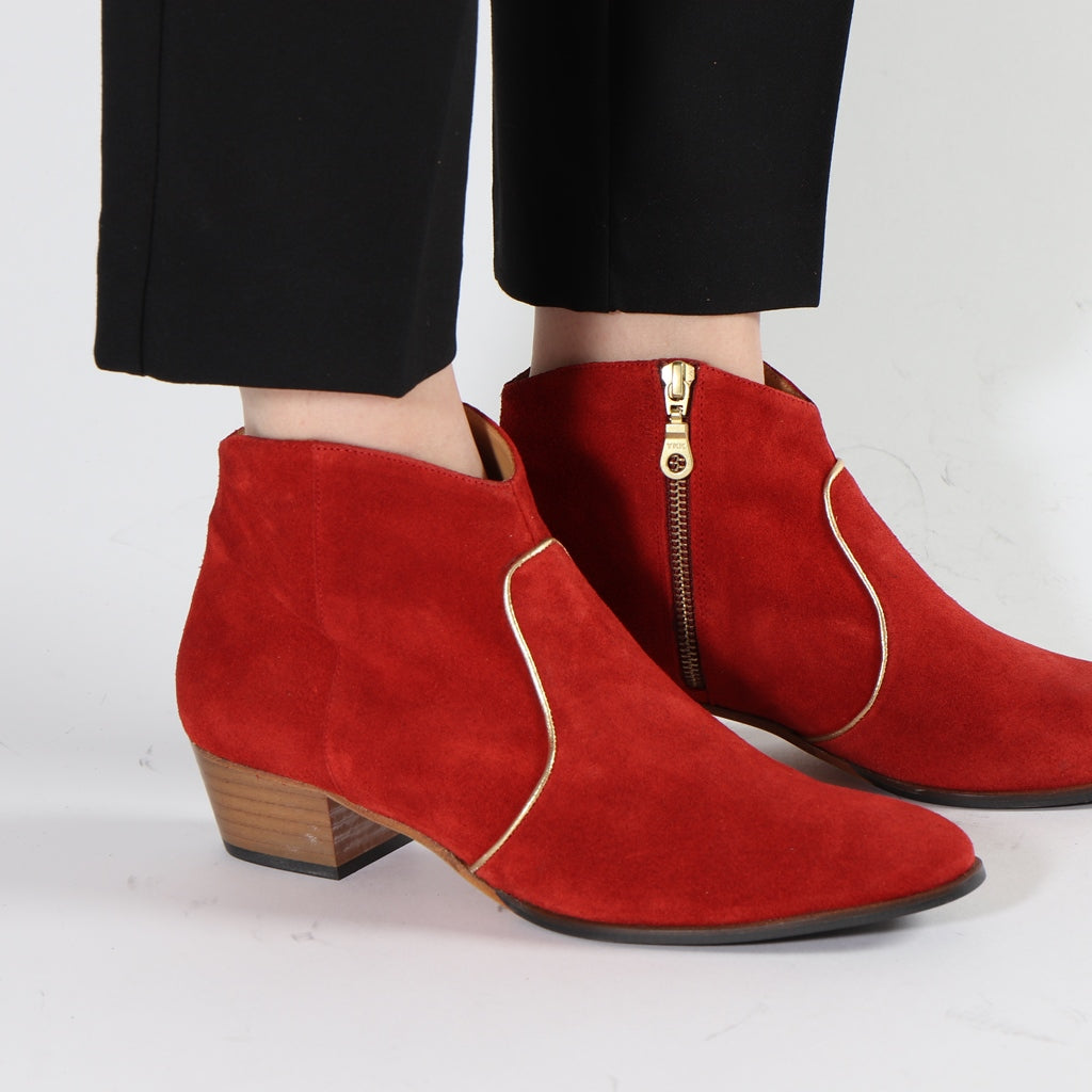 Dunn Suede Red - Emma Go Shoes