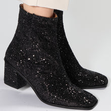 Load image into Gallery viewer, Frederikke Glitter Black - last pairs 37, 38
