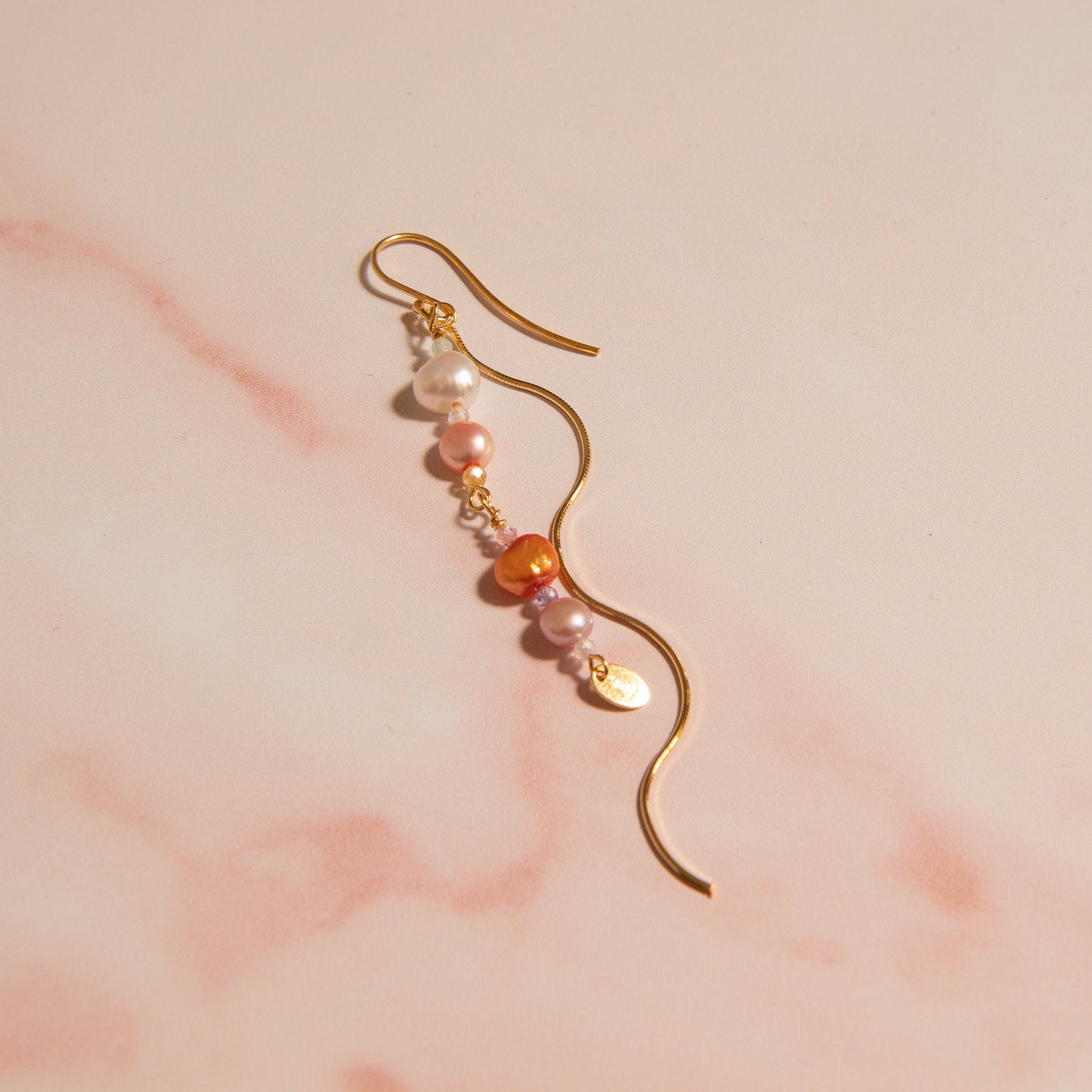 Gabriella Multi Coloured Pearl Earring