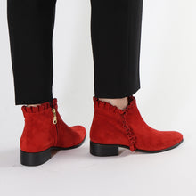 Load image into Gallery viewer, Gloria Suede Red - Emma Go Shoes
