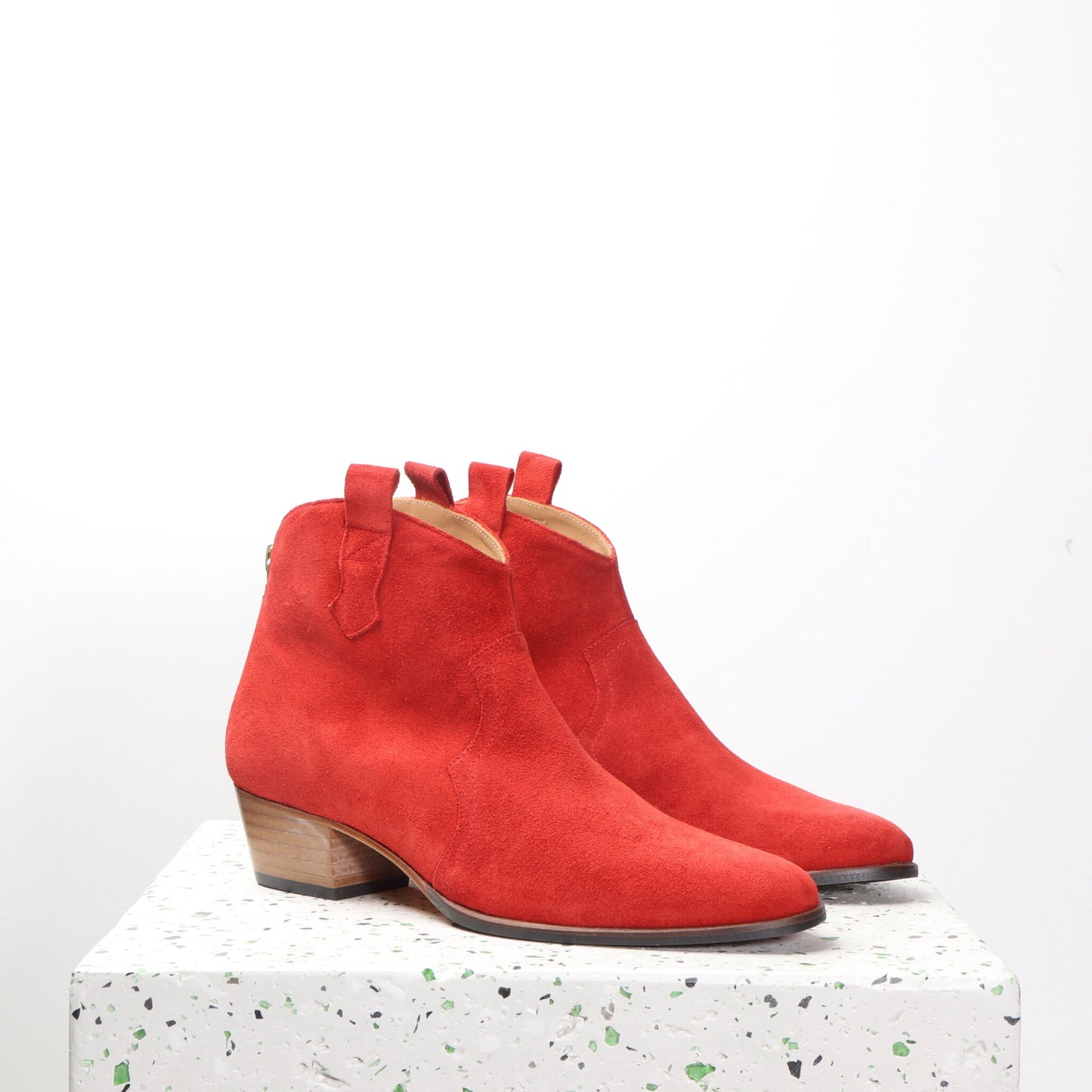 Harper Suede Red - Emma Go Shoes