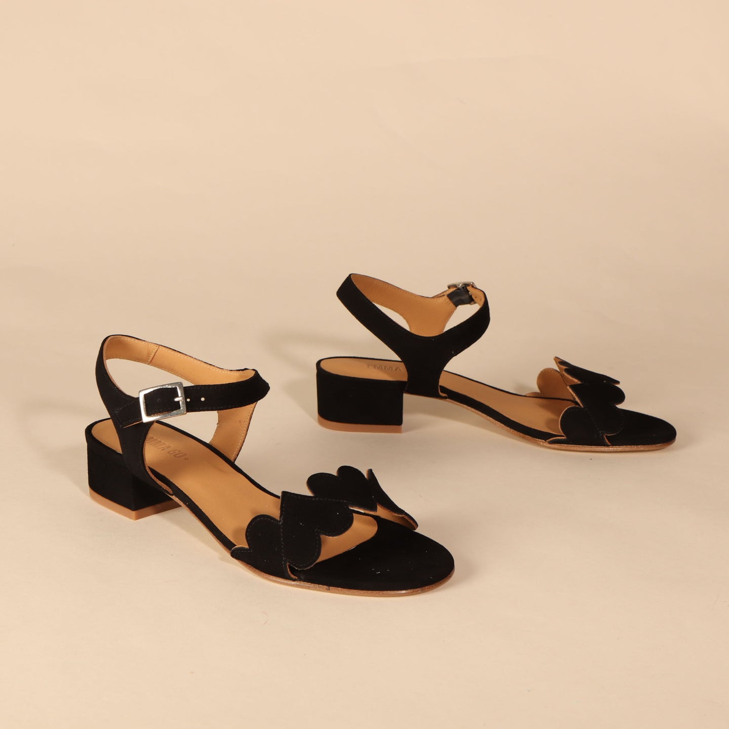 POPPY Suede Black - last pair 41 - Emma Go Shoes