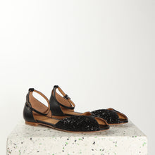 Load image into Gallery viewer, JULIETTE Glitter Black &amp; Calf Black - Emma Go Shoes
