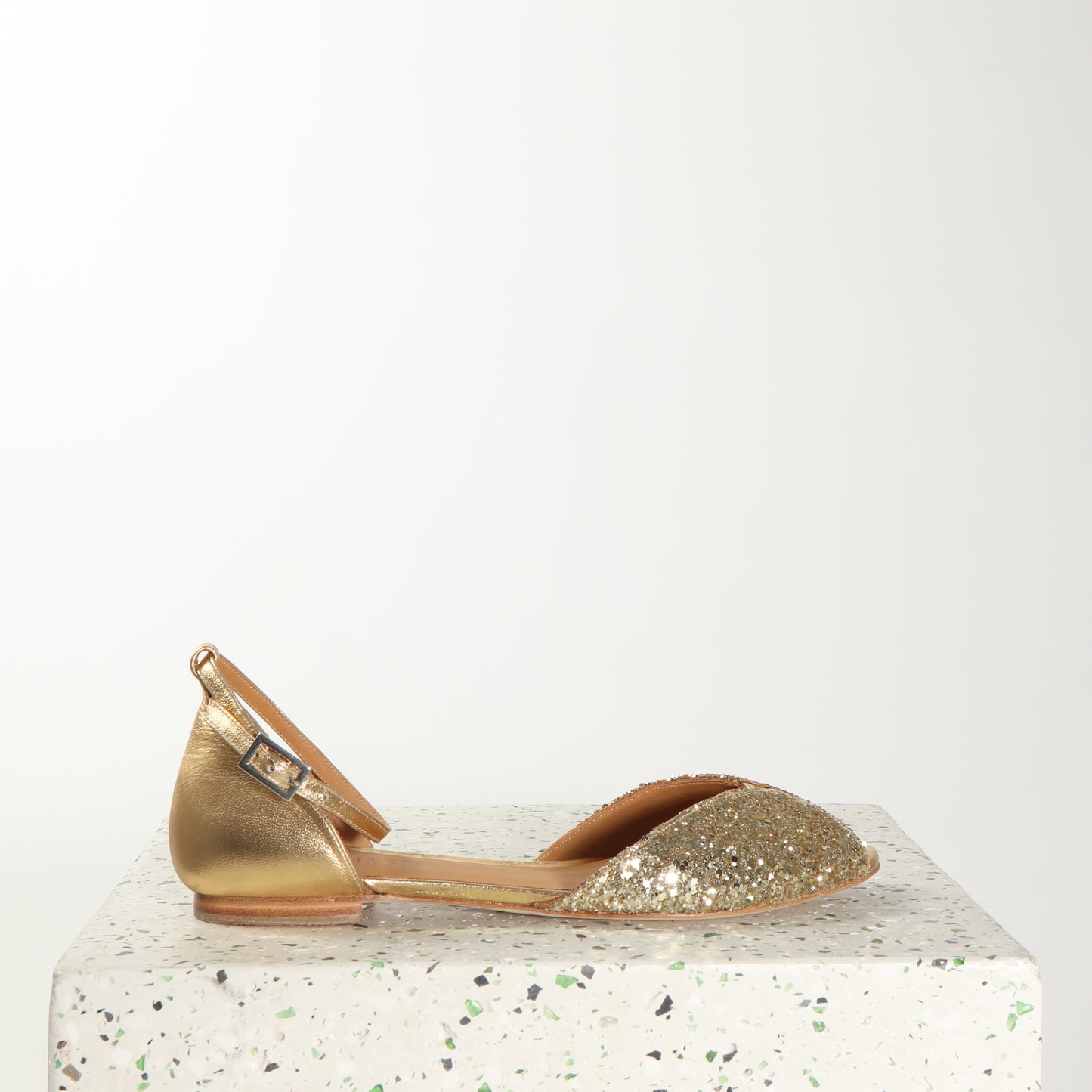 JULIETTE Glitter Champagne & Gold - Emma Go Shoes