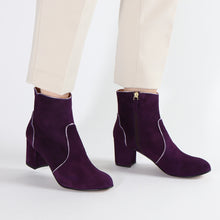 Load image into Gallery viewer, Maja Suede Purple and Rosegold - last pairs 40 - Emma Go Shoes
