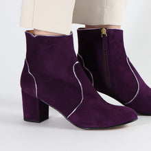 Load image into Gallery viewer, Maja Suede Purple and Rosegold - last pairs 40 - Emma Go Shoes
