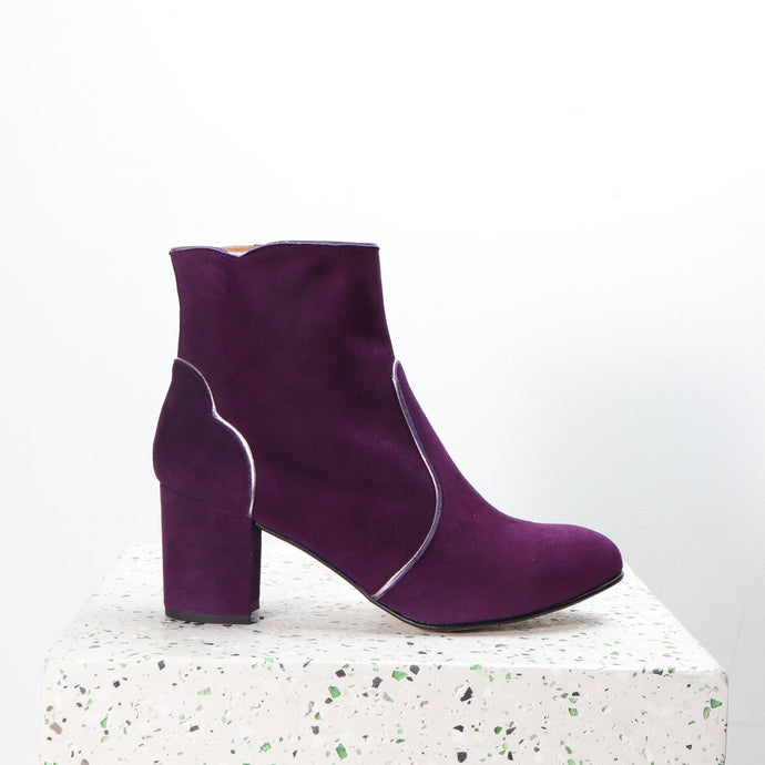 Maja Suede Purple and Rosegold - last pairs 40 - Emma Go Shoes