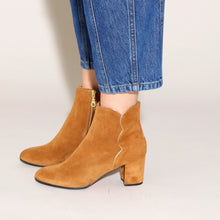 Load image into Gallery viewer, Naya Suede Cognac - last pairs 37 &amp; 38 - Emma Go Shoes
