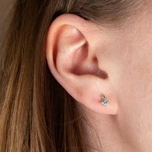 Load image into Gallery viewer, Nynne Blue and Purple Ear Stud
