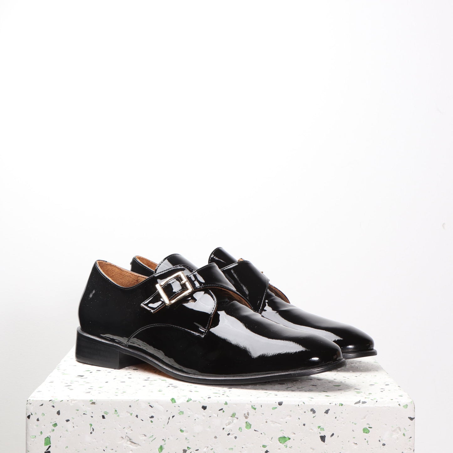 Perkins Patent Black - last pair 41 - Emma Go Shoes
