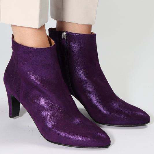 Sara Suede Glitter Purple