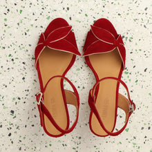 Load image into Gallery viewer, Selena Suede Red - last pair 38 - Emma Go Shoes
